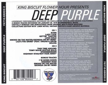 Deep Purple: © 1976 "King Biscuit Flower Hour Presents"