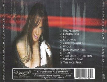 Benedictum - Uncreation 2006