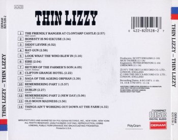 Thin Lizzy - Thin Lizzy 1971