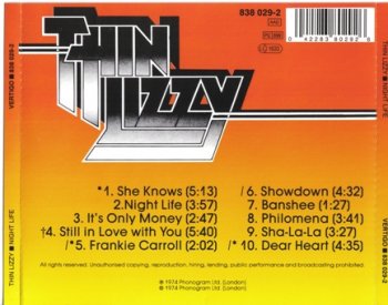 Thin Lizzy - NightLife 1974