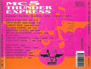 MC5 - Thunder Express (1972) [Bootleg, Skydog 1994]