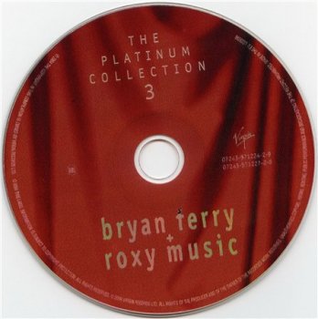 Bryan Ferry & Roxy Music - The Platinum Collection (3CD Bryan Ferry & Roxy Music) CD3 2004
