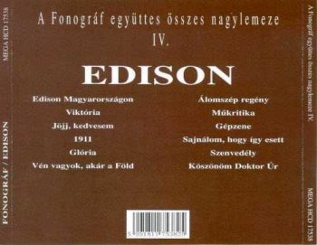 Fonograf : © 1977 ''Edison Fonograf Album''