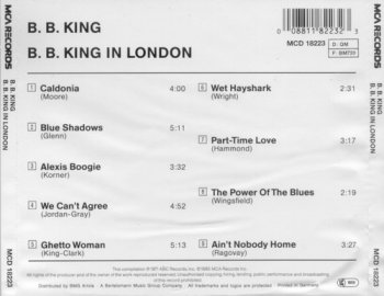 B.B. King : © 1971 ''In London''