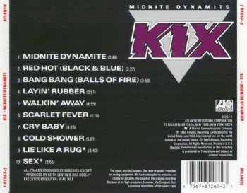 Kix : © 1985 ''Midnite Dynamite''