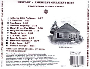 America © - 1975 History - America's Greatest Hits