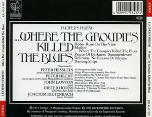 Lucifer's Friend © - 1972 ...Where The Groupies Killed The Blues