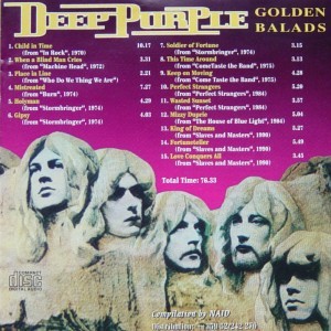 Deep Purple © - 1994 Golden Ballads 1968 - 1993