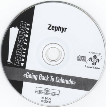 Zephyr (With Tommy Bolin) : © 1971 ''Going Back To Colorado''