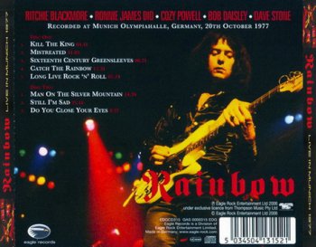 RAINBOW : ©  1977  LIVE IN MUNICH (Recorded at Munich Olympiahalle, Germany, 20th October 1977) [Official Release Date 13th June 2006]