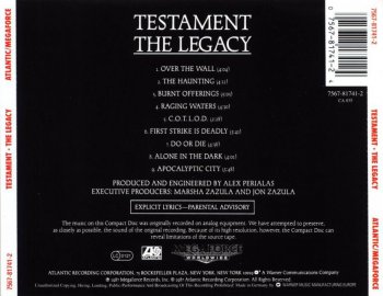 Testament - Legacy 1987