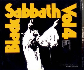 Black Sabbath : © 1972 ''Vol. 4'' (Black Box.Warner Bros.Rhino 2004)
