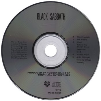 Black Sabbath - Black Sabbath (US 1st Press WBM 1871-2)