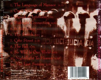 Siam - The language of menace 1994