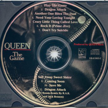 Queen - The Game  HR-61063-2  Hollywood (1991)