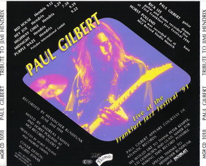 Paul Gilbert © - 1991 Tribute to Jimi Hendrix
