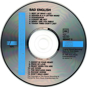 Bad English © - 1989 Bad English