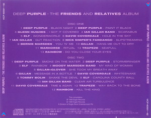Deep Purple © - 1999 The Friends And Relatives Album Double Disc