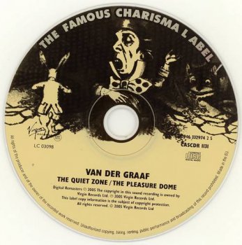 Van der Graaf Generator : © 1977 ''The Quiet Zone - The Pleasure Dome''