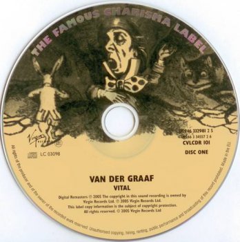 Van der Graaf Generator : © 1978 ''Vital''