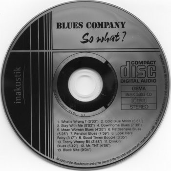 Blues Company  - So What ?