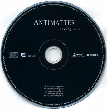 Antimatter - Leaving Eden [2007]