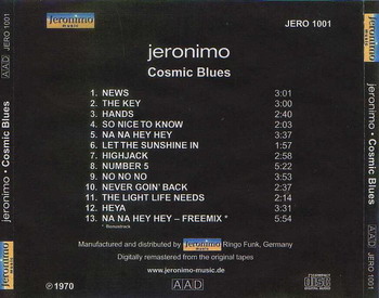 Jeronimo © - 1970 Cosmic Blues