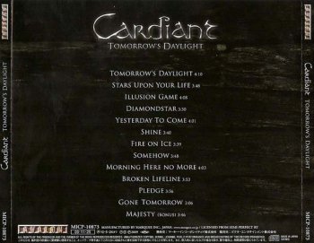 Cardiant - Tomorrow's Daylight  2009