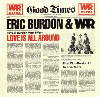Eric Burdon & War - Love Is All Around (Avenue Records / Rhino 1993) 1976