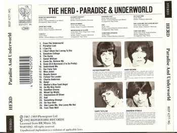 The Herd © - Paradise & Underworld 1967-1969