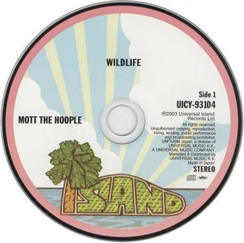 Mott The Hoople : © 1971 ''Wildlife''