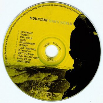 Mountain : © 1996 ''Man's World''
