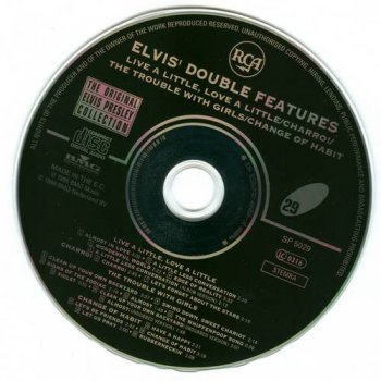 The Original Elvis Presley Collection : © 1995 ''Elvis Double Features'' (Live a Little, Love a Little & Charro! & The Trouble With Girls & Change of 
