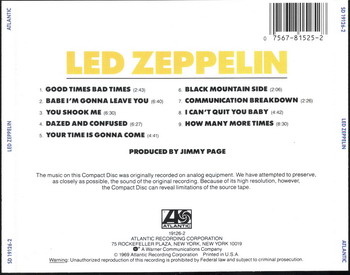 Led Zeppelin © - 1969 Led Zeppelin