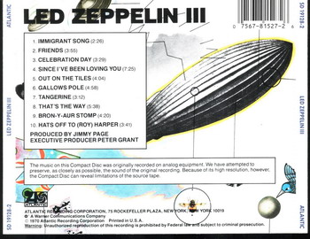Led Zeppelin © - 1970 Led Zeppelin III
