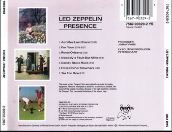Led Zeppelin © - 1976 Presence