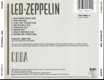 Led Zeppelin © - 1982 Coda