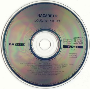 Nazareth © - 1973 Loud 'N' Proud