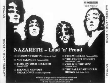 Nazareth © - 1973 Loud 'N' Proud