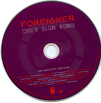 Foreigner © - 2010 Can't Slow Down (2CD)