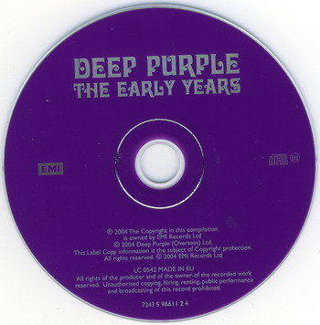 Deep Purple © - 2004 The Early Years