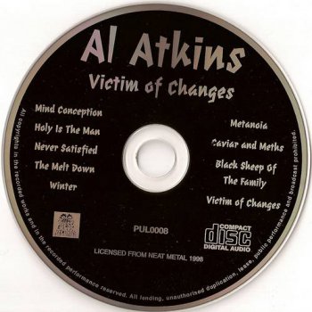 Al Atkins(Former vocalist of Judas Priest) : © 1998 ''Victim Of Changes''