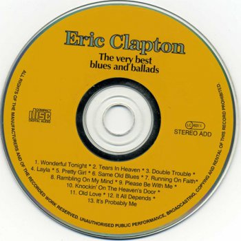 Eric Clapton - The Very Best - Blues And Ballads