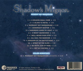 Shadow's Mignon - Midnight Sky Masquerade (2009)