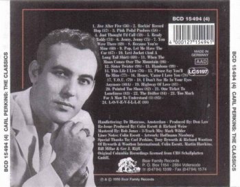 Carl Perkins : © 1990 ''The Classic CD_4'' (Box Set 5CD)