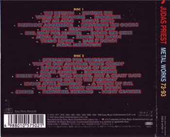 Judas Priest : © 1993 ''Metal Works 73-93'' (ESCA 5750-1.EPIC.SONY RECORDS ) 