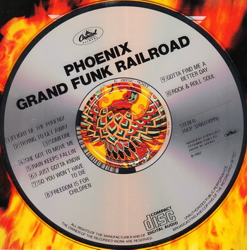 Grand Funk Railroad © - 1972 Phoenix