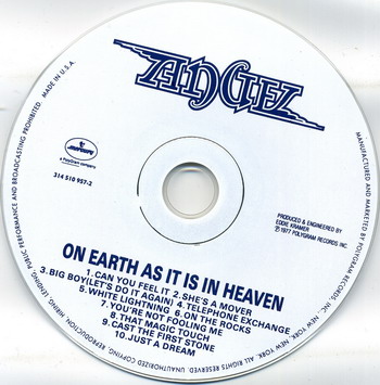 Angel © - 1977 On Earth As It Is In Heaven