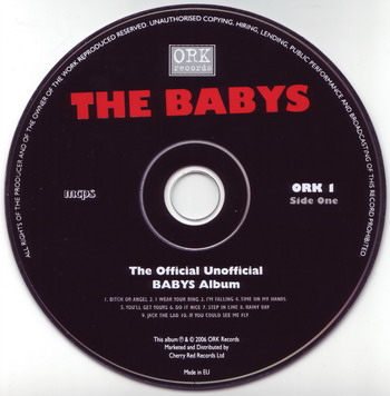 The Babys © - 1975 The Official Unofficial BABYS Album