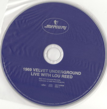 The Velvet Underground © - 1969: The Velvet Underground Live with Lou Reed